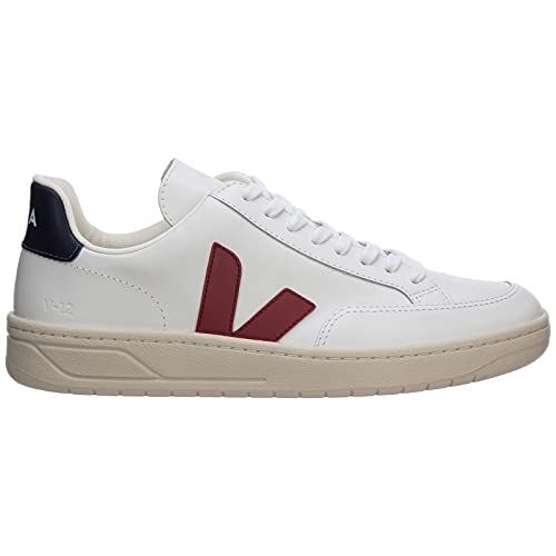 Veja Herren v-12 Sneaker extra-White-Marsala-Nautico 45 EU