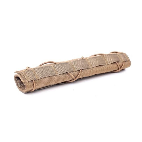 YHZNAGEM Schalldämpfer Cover, Suppressor Cover, Schalldämpfer Abdeckung für Airsoft, Schalldämpferabdeckung, Tactical Schalldämpferhülle Shooting Schalldämpfer Baffler