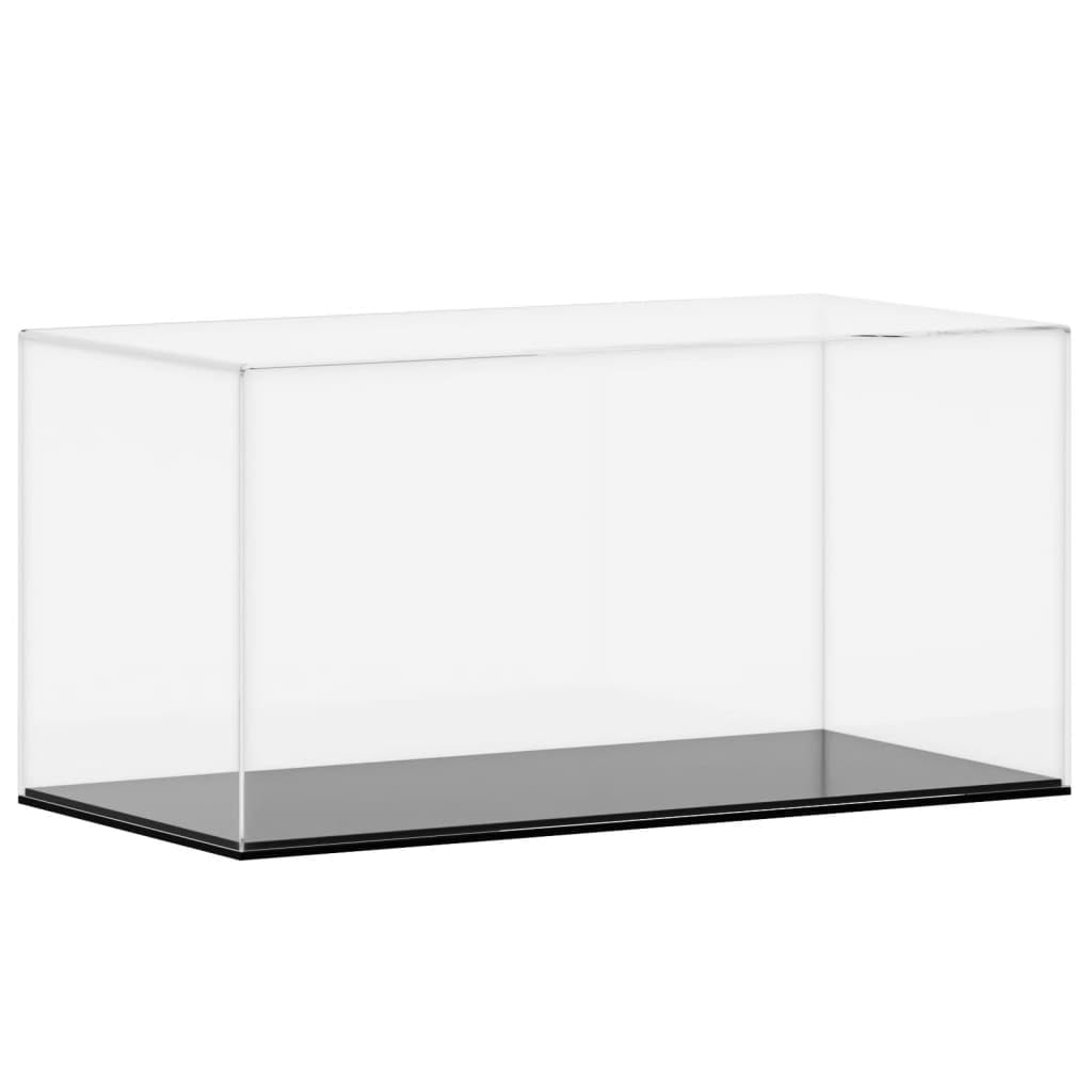 vidaXL Boîte d'Affichage Transparente, Vitrine en Acrylique, Boîte de Présentation, Boîte de Rangement pour Collections Jouets Bijoux, 24x12x11 cm Acrylique