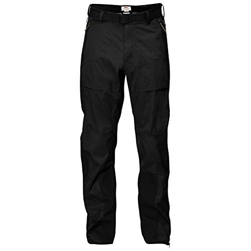 Fjällräven Herren DREI-Lagen-Hardshell-Hose Keb Eco-Shell, Black, XL, F82415-550