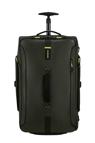 Samsonite Paradiver Light, Hand Luggage, Jungle Green, Duffle M with 2 wheels (67 cm - 74.5 L), Duffle M with 2 wheels2