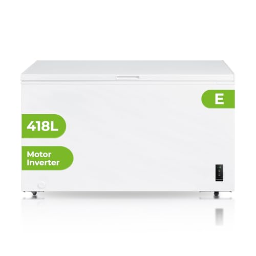 Aspes Congelador Horizontal Blanco ACHH4500EDC. Capacidad 418 Litros, Dual Cooling, 2 Cestas, Bajo Nivel Sonoro, Eficiencia Energética Clase E