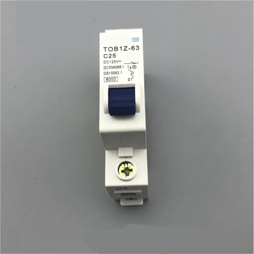 Disjoncteur monophasé 1P 25A TOB1Z, protection CC de haute précision 125V - 2