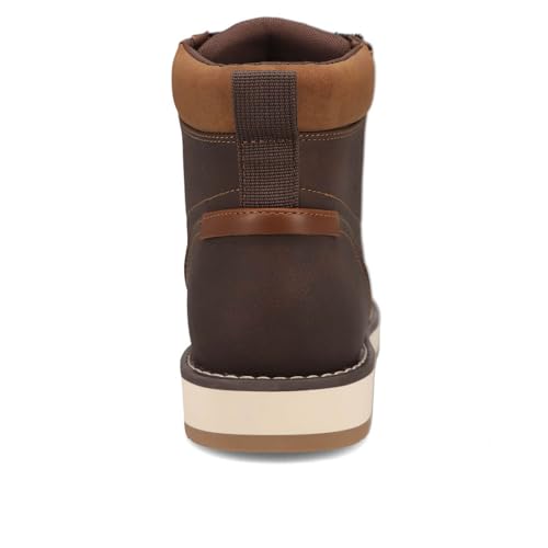Image of DOCKERS Mens Davis Rugged Casual Tumbled Leather Moc-Toe Boots
