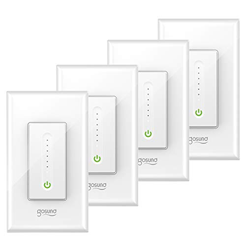Gosund Smart Dimmer Switch, Wifi Smart Light Switch Work with Alexa and Google