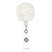 MEDFOLY Lab Microbiology Badge Reel Retractable Biology Petri Dish ID Badge Holder Clip for Laboratory Worker Scientist Doctor Nurse