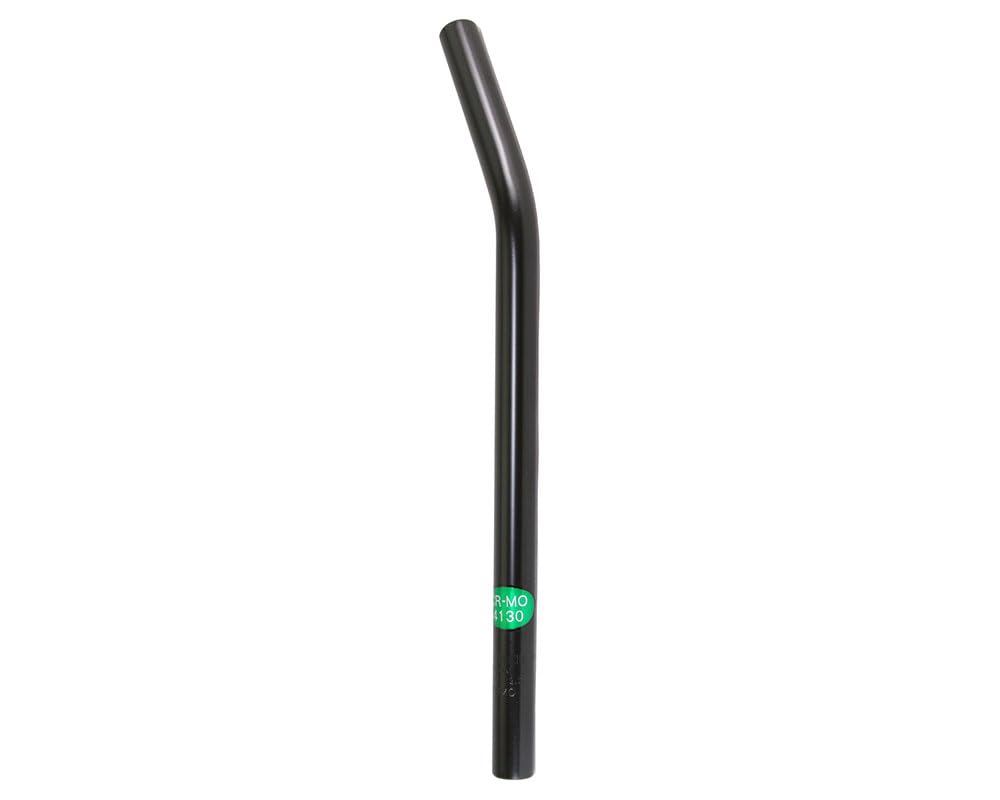 ALTALINE Bicycle Chromoly Black Lay-Back 22.2mm Seatpost 400mm Long Without Support