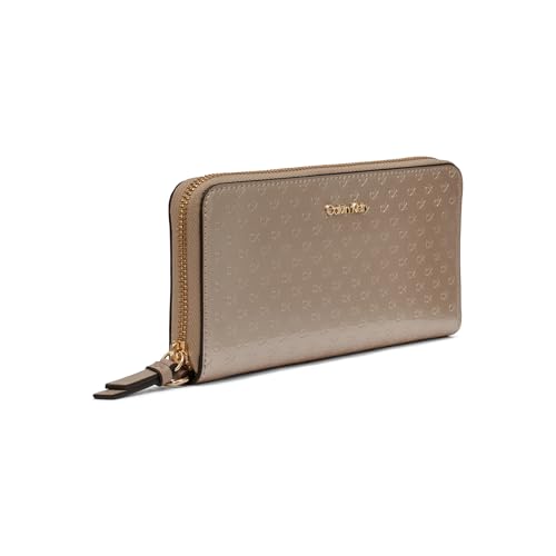 Image of Calvin Klein Women's Key Item Saffiano Continental Zip Around Wallet With Wristlet Strap