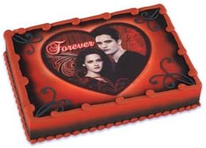 BAKERYHeart Twilight Breaking Dawn Edible Icing Art Cake Image