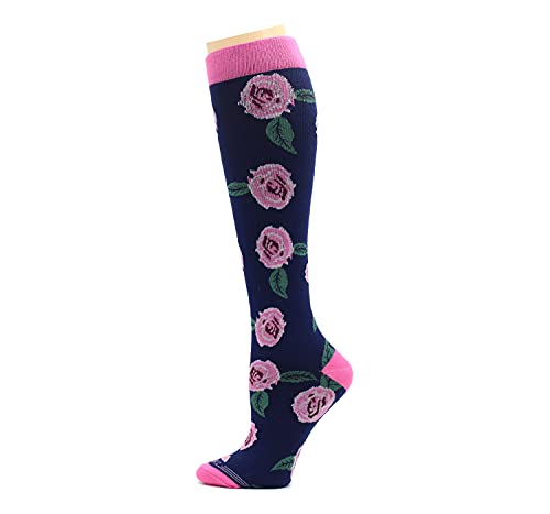 Image of REXX 3 Pairs Women's Knee-high Therapeutic Graduated Anti-Fatigue 8-15mmHg Combed Cotton Compression Socks