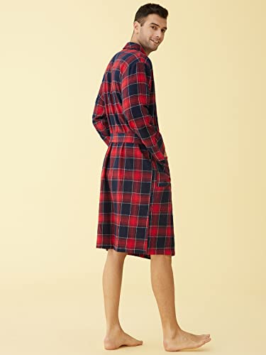 Latuza Men's Cotton Flannel Robe3
