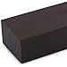 ZDETGU Premium Black Ebony Wood Lumber Blank 1242.5 Cm for DIY Music Instruments and Tools