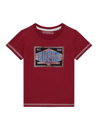 GUESS Boys' Eco Short Sleeve Screen Print T-Shirt