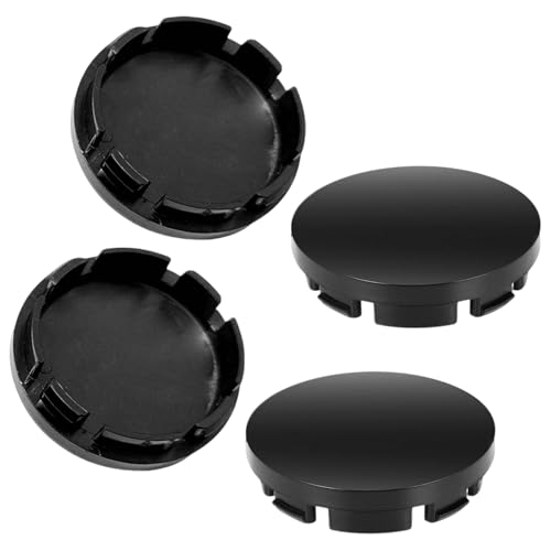 Kit completo per un restyling immediato: La confezione include quattro copricerchi neri (diametro esterno 56 mm, diametro interno 52 mm), perfetti per rinnovare l'aspetto del tuo veicolo e offrire una protezione affidabile ed elegante ai tuoi cerchi.