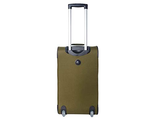 Image of Timus Club Mumbai 65CM /24 inch Check-in Miltary Green 2 Wheel Duffle Trolley Travel Bag /Best Duffle for Men /Soft Sided Luggage /Light Weight Bags /Duffle Bags for Women