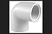 Charlotte Pipe 1-1/4" 90 Degree Elbow Pipe Fitting - (Female Pipe Thread x Female Pipe Thread) Schedule 40 PVC Durable, Easy to Install, and High Tensile for Home or Industrial Use (Single Unit)