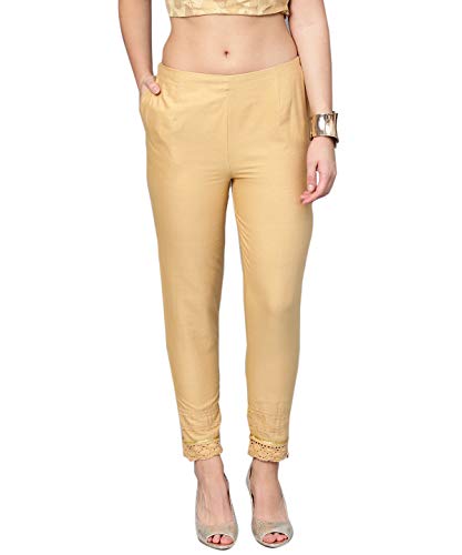 Image of Juniper Women's Cotton Flex Slim Fit Straight Pants