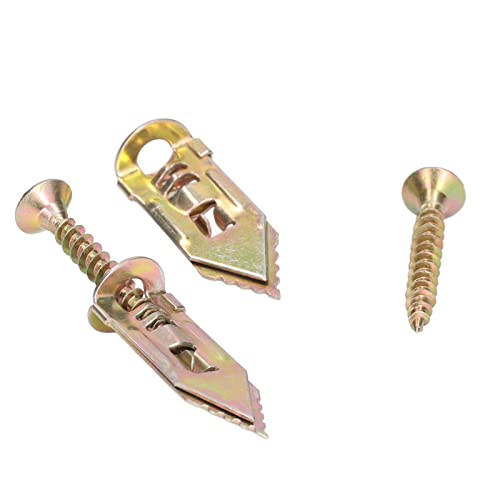 Image of Wall Anchors, Durable Simple Carbon Steel Hole Free Self Drilling Drywall Anchors Reasonable for Shelf