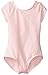 Big Girl's Short Sleeve Scoop Neck Ballerina One Piece Leotard Dancewear Costume