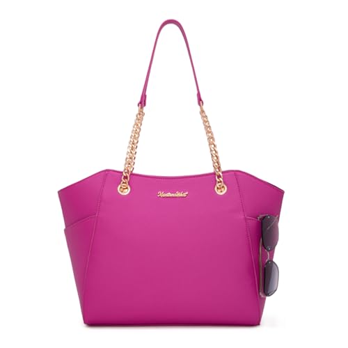 Image of Handbags for Women Chain Shoulder Vegan Leather Tote Bag Top Handle Handbag