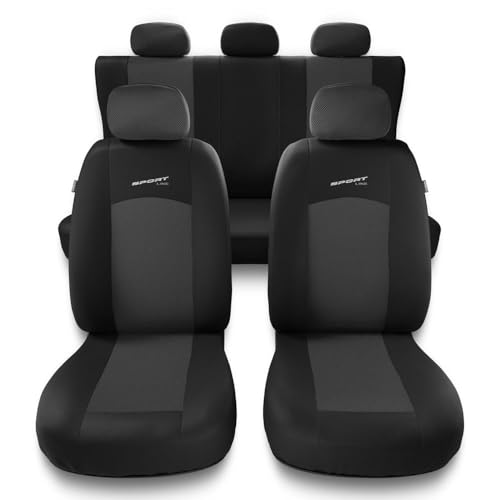 Mossa - Universal Sitzbezüge Auto kompatibel mit Dacia Lodgy (2012- ) - Autositzbezüge Schonbezüge für Autositze - S-G1