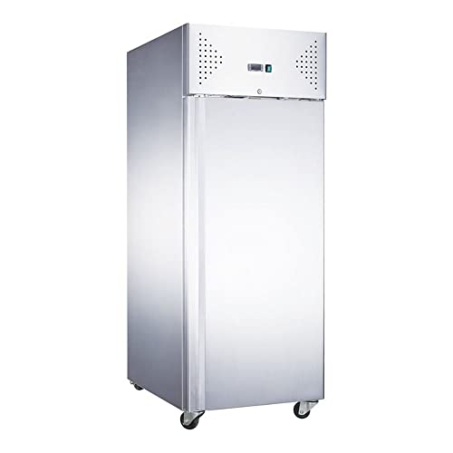 Stalwart DA-R400S Commercial Refrigerator Slimline Upright Cabinet 429 litres Stainless Steel Single Door
