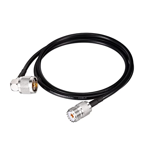 Superbat CB UHF Male PL259 to UHF Female SO239 Jumper RG58 Coax Cable 3ft