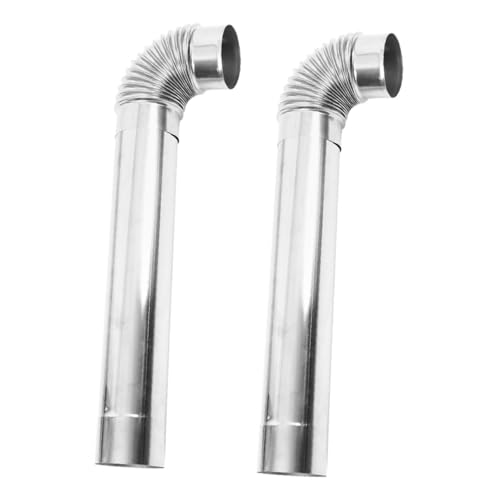 Toyvian 1 Ensemble De Tuyau D'Échappement De Cheminée Tuyau De Cheminée pour Poêle De Tente Petit Tuyau De Cheminée Tuyau De Poêle Poêle De Camping À Bois Tube De Four Tube