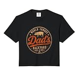 World Famous Dad's Backyard Grill & Chill Comfort Colors Crop Top