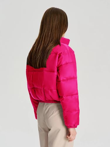 Image of KOTTY Women Nylon Full Sleeve Solid Standard Length Puffer Jacket