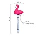 Floating Pool Thermometer, Large Display with String Easy to Read, Shatter Resistant, for Outdoor & Indoor Swimming Pools, Spas, Hot Tubs, Jacuzzis & Aquariums (Flamingo)