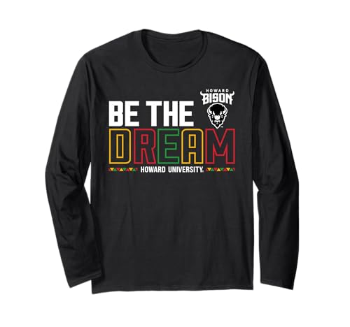 Howard Bison HBCU Be The Dream Officially Licensed Long Sleeve T-Shirt