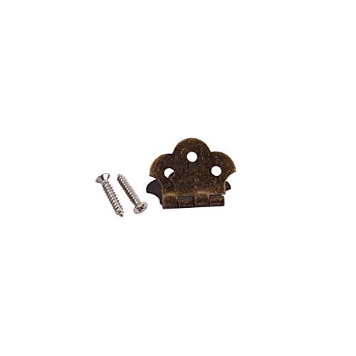 image for Alnicov Guitar Cigar Box Brass Hinge Tailpiece for 3 String Cigar Box 