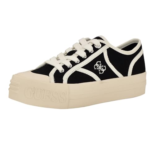 Guess Womens Issah, Black/White Logo 001, 6