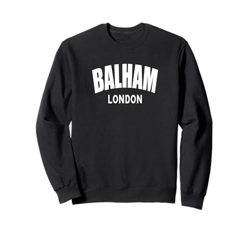 Abbigliamento souvenir vintage Balham Gifts Londra Inghilterra Felpa