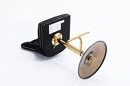 I-Pook Set Of 2 Swivel Bar Stools Modern Adjustable Counter Height Bar Stools, Velvet Upholstered Bar Chair With Tufted High Back And Footrest For Kitchen Bistro Pub Dining Room, Black #TOP5