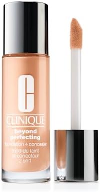 Clinique Beyond Perfecting Liquid Lightweight Full-Coverage Foundation + Concealer For Dry Combination To Oily Skin Types