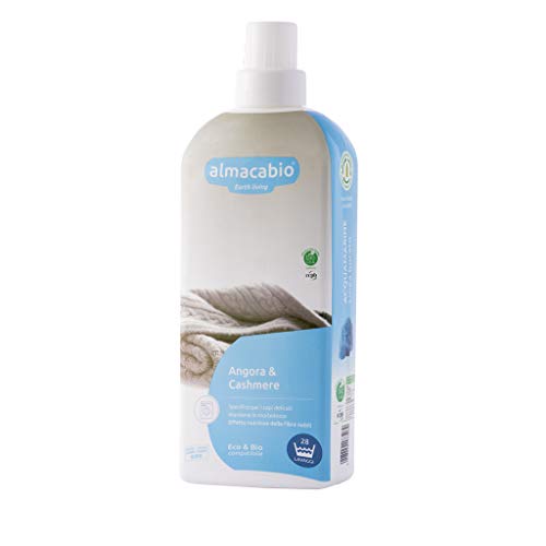 Azione nutriente Almacabio Detergente Liquido per Angora e Cashmere in Lavatrice e a Mano 1L