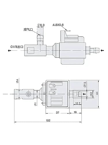 Pompe électromagnétique JYPC-3C 220V pour machine à café