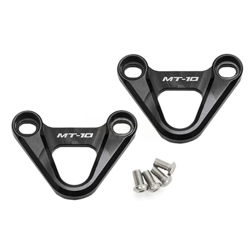 Plaques de finition repose-pieds MT-10 : l'élégance aluminium pour votre Yamaha SP FZ-10
