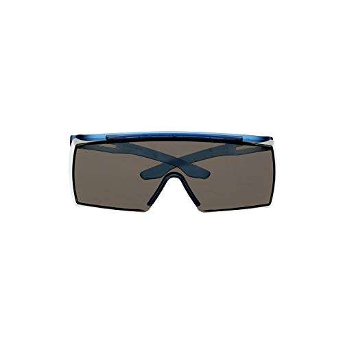 3M SecureFit 3700 Overspectacles, Blue Temples, Scotchgard Anti-Fog (K&N), Grey Lens, SF3702SGAF-BLU-EU, Grey / steel blue - Image 4
