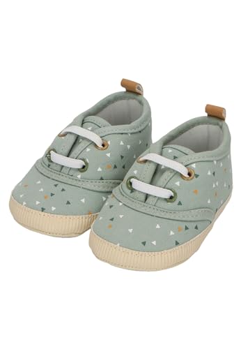 Sterntaler Baby - Jungen Babyschuh Muster, Steingrün, 20 EU