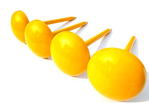 NSY Survey Marker Yellow 10 Pack Survey Stakes Survey Markers Yard Markers Ground Markers Property Markers Lot Line Marker Boundary Markers