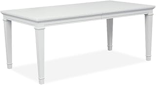 Magnussen Home Charleston White Dove White Extendable Rectangular Dining Table