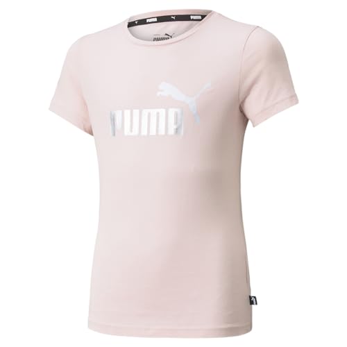 PUMA Infant Girls Essentials Logo Crew Neck Casual Tops Casual - Pink