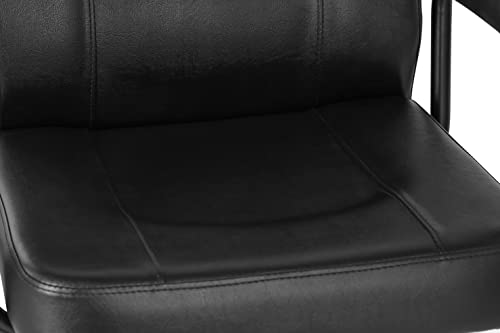 Topbarber Reclining Barber Chair Hydraulic Barber Chair For Hair Stylist Heavy Duty Beauty Salon Chair 360 Degrees Swivel Salon Chair Black #TOP3