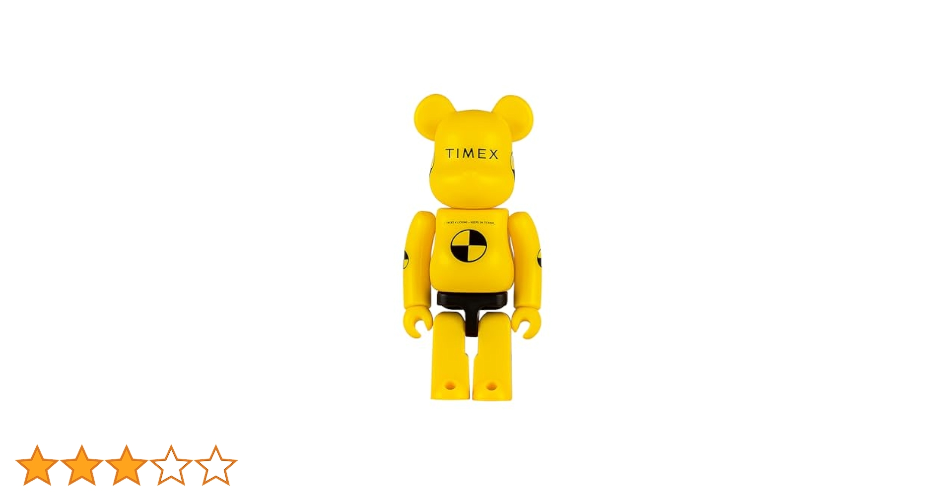 MEDICOM TOY - 170周年記念 TIMEX 100% ベアブリック/未開封 TIMEX（タイメックス）から170周年を記念した初コラボレーション