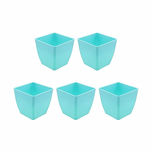 Kraft Seeds by 10club Compact and Handy 6 Inches Pearl Table Pots for Indoor and Outdoor Garden Use – Blue - Pack of 5 (B09374DH3F) Amazon Price History, Amazon Price Tracker