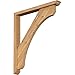 Ekena Millwork BKT0402X28X32LEC01SWR Legacy Traditional Smooth Bracket w/Offset Brace, Western Red Cedar