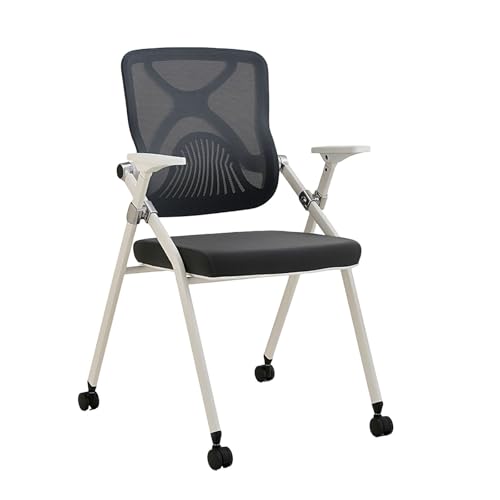 Folding Chair Mobil Büro Sessel Atmungsaktiv Rückenlehne...